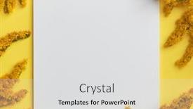  Presentation with border flower - Colorful slide set enhanced with solidago-flower-on-pastel-background backdrop and a light gray colored foreground