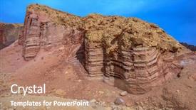  Presentation with solomon - Amazing slide deck having solomon - dry stone desert near backdrop and a  colored foreground