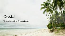  Presentation with solomon - Colorful presentation enhanced with solomon - empty beach backdrop and a white colored foreground