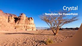  Presentation with solomon - PPT theme enhanced with solomon pillars in timna national background and a teal colored foreground