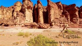  Presentation with solomon - Cool new slides with solomon-pillars-of-timna-park backdrop and a yellow colored foreground