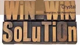  Presentation with conflict - Cool new slide deck with solution - negotiation or conflict resolution backdrop and a coral colored foreground