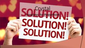  Presentation with zumba card bokeh - Colorful PPT layouts enhanced with solution card with heart bokeh backdrop and a  colored foreground