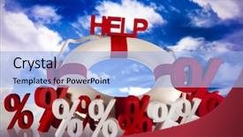  Presentation with opioid painkillers crisis and drug - PPT layouts with solution description - help in finance crisis background and a  colored foreground