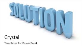  Presentation with light shade - Presentation design enhanced with solution on a white background background and a white colored foreground