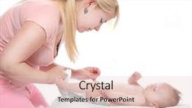  Presentation with diaper - Presentation theme with solving an smelly diaper accident background and a lemonade colored foreground