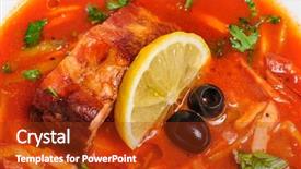  Presentation with russian - Audience pleasing PPT theme consisting of solyanka aka saltwort or barilla backdrop and a  colored foreground