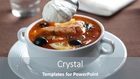  Presentation with russian - Slide deck consisting of solyanka-russian-soup-with-salmon background and a gray colored foreground