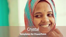  Presentation with muslim - Amazing PPT layouts having poor black race - african muslim girl backdrop and a coral colored foreground
