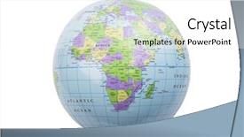  Presentation with toy - PPT layouts having chad - inflated plastic earth toy showing background and a white colored foreground