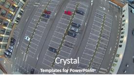  Presentation with cars - Beautiful PPT layouts featuring gopro - some cars on big parking backdrop and a gray colored foreground