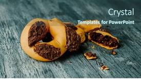  Presentation with honey - Presentation theme having some-maltese-qaghaq-tal-ghasel background and a ocean colored foreground