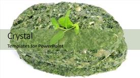  Presentation with veggie - Presentation featuring  background and a  colored foreground