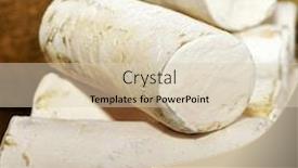  Presentation with market - PPT layouts featuring some-rolls-of-artisan-goat background and a lemonade colored foreground