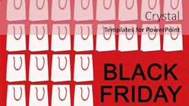  Presentation with friday - Cool new theme with some-white-paper-shopping-bags backdrop and a coral colored foreground