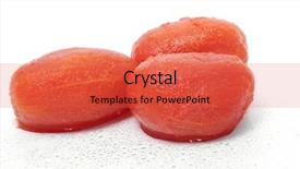  Presentation with orange peel isolated - Cool new presentation with some whole peeled tomatoes isolated backdrop and a red colored foreground