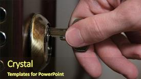  Presentation with open door policy health care - Slide deck enhanced with checklist written on whiteboard over wooden background background and a coral colored foreground