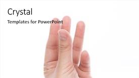  Presentation with hand holding colorful brain sketch - Colorful slide set enhanced with something isolated on white background backdrop and a white colored foreground