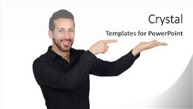  Presentation with black men - Theme having something isolated on white background background and a white colored foreground