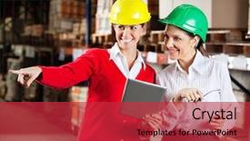  Presentation with digital india - Cool new slides with something to colleague in warehouse backdrop and a  colored foreground