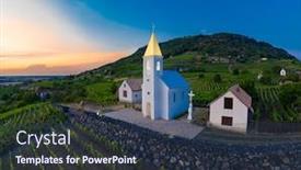  Presentation with hungary - Theme having somlo-hungary-vineyard-in-wine background and a tawny brown colored foreground