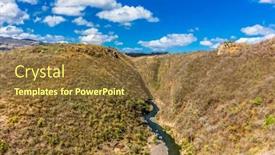  Presentation with fire department drone - Theme having somoto-canyon-madriz-department background and a tawny brown colored foreground