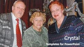 Presentation with vintage christmas - Cool new slide set with son and daughter in law backdrop and a tawny brown colored foreground