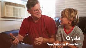  Presentation with catholic father son hoyly spirit - Audience pleasing slide deck consisting of son how to use gun backdrop and a tawny brown colored foreground