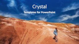  Presentation with mars - Colorful PPT theme enhanced with son in valley of mars backdrop and a  colored foreground