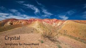 Presentation with mars - Amazing slides having son in valley of mars backdrop and a  colored foreground