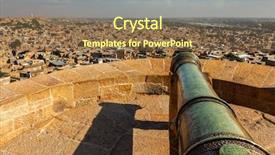  Presentation with city india - Amazing slides having sonar - view of jaisalmer city backdrop and a tawny brown colored foreground