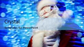  Presentation with christmas music - Colorful slide set enhanced with songs and music disco lights backdrop and a  colored foreground