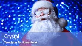  Presentation with christmas music - Presentation theme having songs and music disco lights background and a  colored foreground