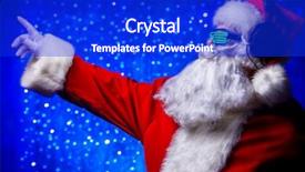  Presentation with christmas music - Amazing PPT layouts having songs and music disco lights backdrop and a  colored foreground