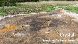  Presentation with volcanoes - Slides enhanced with soos is a post-volcanic conservation area in the north czech republic near frantiskovy lazne in this reserve bog is combined with moffetes mud volcanoes and hot springs background and a coral colored foreground