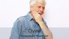  Presentation with sickness - Amazing slide deck having soothing - health issues problems people backdrop and a seafoam green colored foreground