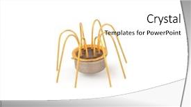  Presentation with chip - Amazing theme having sop - electronic chip backdrop and a white colored foreground