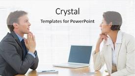  Presentation with healthy workplace full length side view - Beautiful PPT layouts featuring sop - side view of smartly dressed backdrop and a  colored foreground