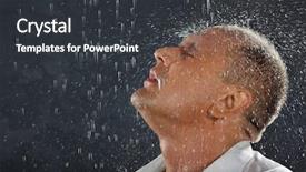  Presentation with rain fall - PPT layouts having stack of steel metal pipes isolated for construction background and a light gray colored foreground