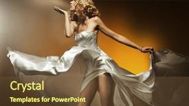  Presentation with white and black woman climbing ladders - Presentation design enhanced with grilled salmon slice and lemon on the cast iron pan background and a coral colored foreground