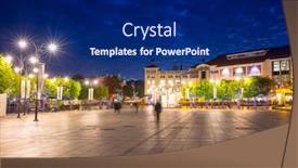  Presentation with city people walking - 