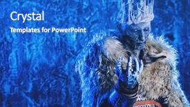  Presentation with armor - Colorful presentation enhanced with sorcerer - halloween the king zombie warrior backdrop and a cobalt blue colored foreground