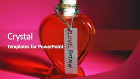  Presentation with fortune teller - Amazing presentation theme having sorceress fortune teller witch match backdrop and a crimson colored foreground