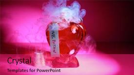  Presentation with brewed - Colorful PPT theme enhanced with sorceress fortune teller witch match backdrop and a red colored foreground