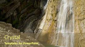  Presentation with waterfall - Slide deck featuring sorrosal-waterfall-in-broto-pyrenees background and a  colored foreground