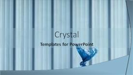  Presentation with recycle plastic - Presentation theme enhanced with sorted-garbage-in-the-plastic background and a light blue colored foreground