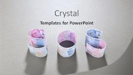  Presentation with text message - Presentation theme enhanced with sos-message-send-out background and a light gray colored foreground