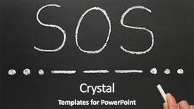  Presentation with signal - Audience pleasing presentation design consisting of sos the international morse code backdrop and a dark gray colored foreground