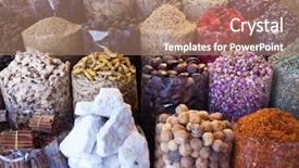  Presentation with arabic tema - Cool new presentation theme with souk madinat jumeirah in dubai backdrop and a coral colored foreground