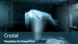  Presentation with woman - Beautiful presentation featuring soul left the body backdrop and a ocean colored foreground